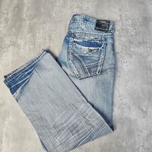 Vintage Division E Jeans Men's 36x32 Distressed YK2 2000's